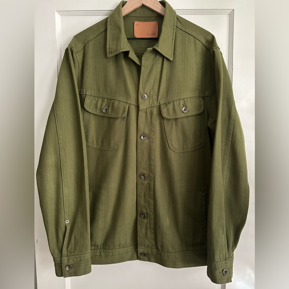 🔹Taylor Stitch Long Haul Jacket in Washed Olive